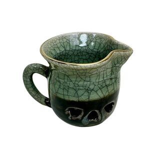 1940s Vintage Otagiri Soma Ware Somayaki Mid-Century Japanese Milk Cream Saucer